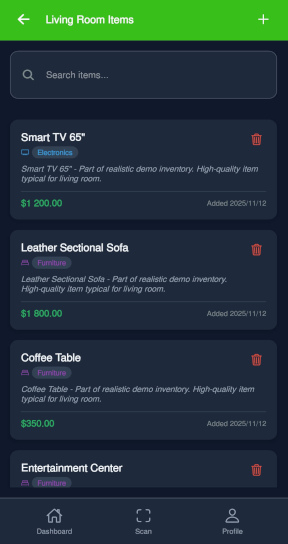 AItemizeIT Item Recognition - Automatic identification
